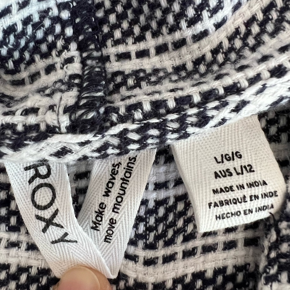 Roxy Cabo Trip Striped Hooded Pullover Top - Picture 3 of 10